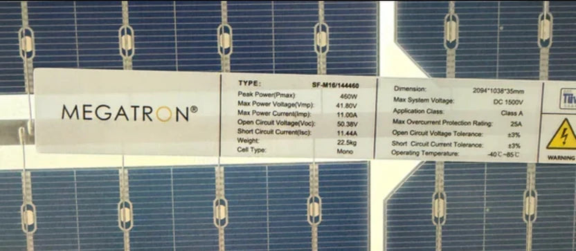 3.5KVA Ecco 24V MPPT Hybrid Inverter + 24V Felicity 25.6kWh Battery + 3x 460W Solar Panels Combo